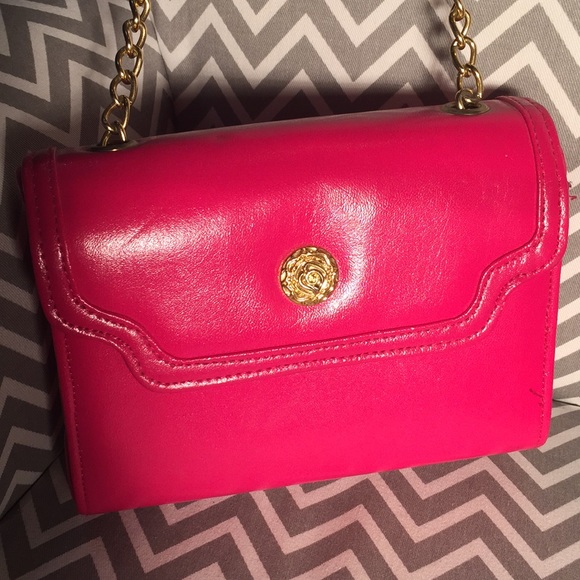HOT FUCHSIA boxy over the shoulder mini-bag! - Picture 2 of 5